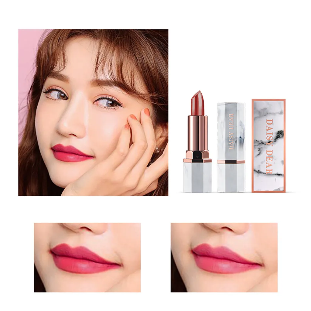 MISS ROSE водонепроницаемый телесный матовый бархатный глянцевый блеск для губ