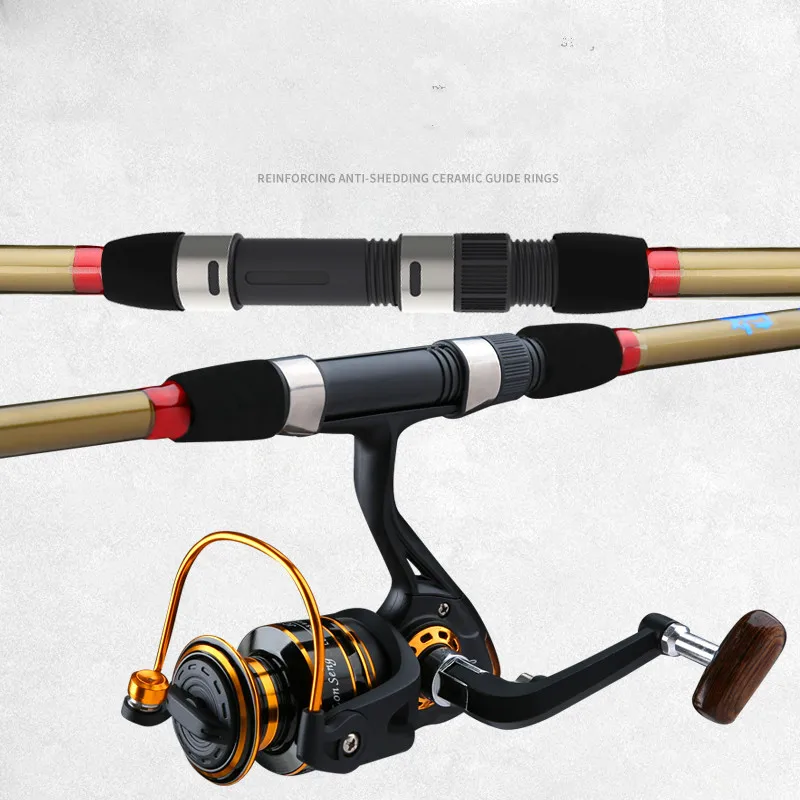 Carbon Fiber Telescopic Fishing Rod 2.4M 2.7M 5.4M Portable Spinning Fishing Olta Pole Pesca Sea Boat Rock Casting Canne Peche enlarge