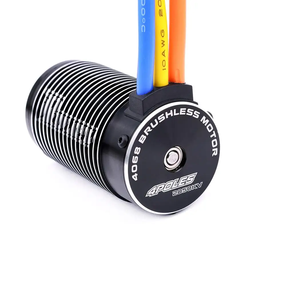 Бессенсорный бесщеточный двигатель Rocket 4068 2050KV 1900KV 4P для 1/8 RC гоночного автомобиля