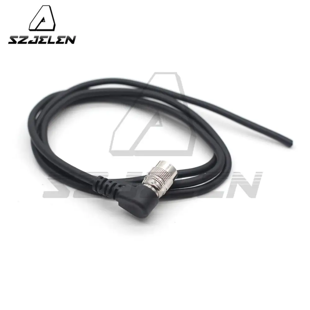 Правый угол Hirose 4pin мужской кабель питания для zoom F8 F4 звуковые устройства 688/644/633 1 м
