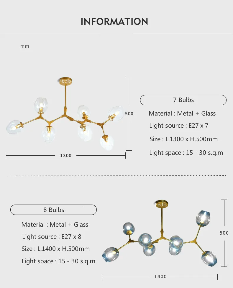 Современные стеклянные подвесные лампы в виде шаров светодиодный светильник