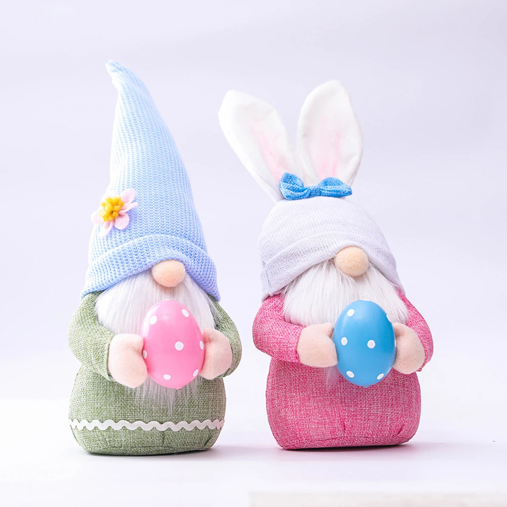 

Easter Faceless Gnomes Plush Bunny Gnomes Ornaments Easter Gifts for Kids/Women/Men Bunny Elf Doll Gnome Home Decor