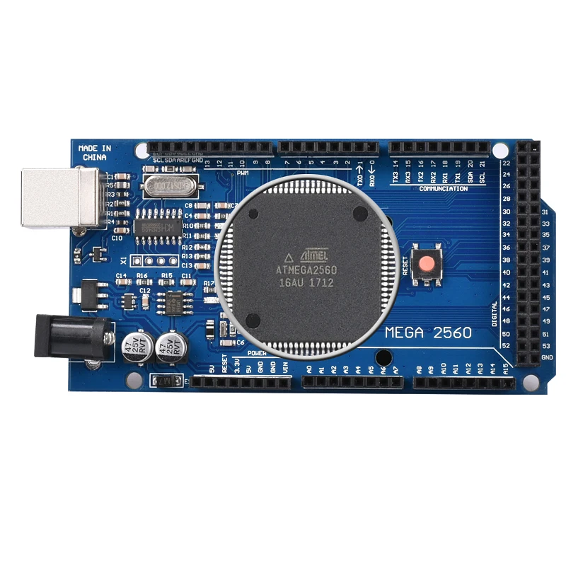 1 шт. Mega 2560 R3 + Ramps 4 панель управления 5 Drv8825 Драйвер шагового двигателя Reprap для