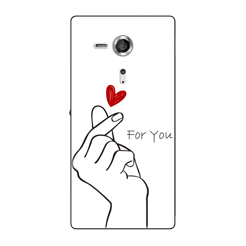 A181 Мягкие чехлы для sony Xperia SP M35 M35h M35C C5303 C5306 C5302 чехол с принтом(розы); волк милый чехол-крышка с узорами чехол для телефона чехол Fundas Para - Цвет: A181