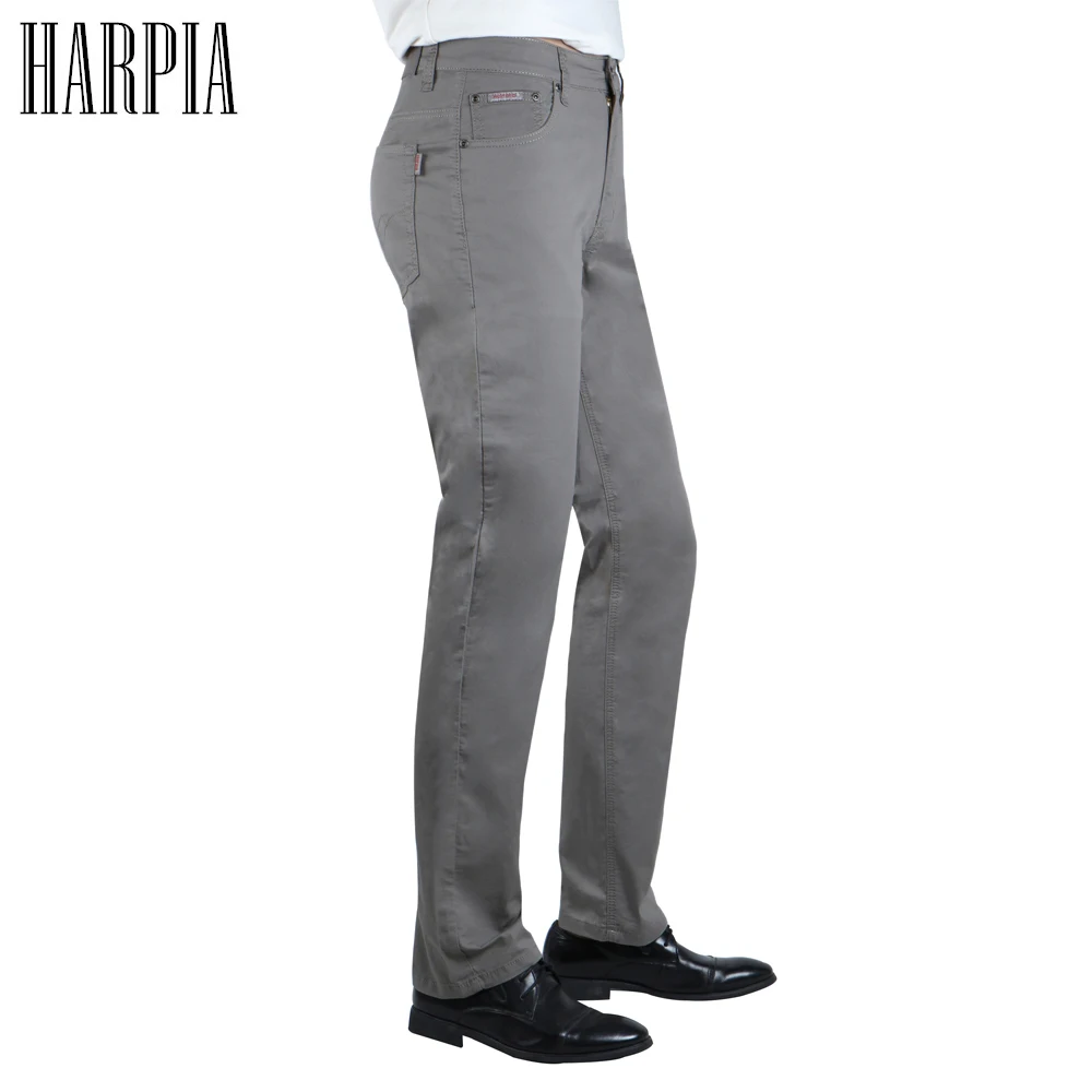 Harpia/брендовые классические мужские брюки новые летние хлопковые однотонные