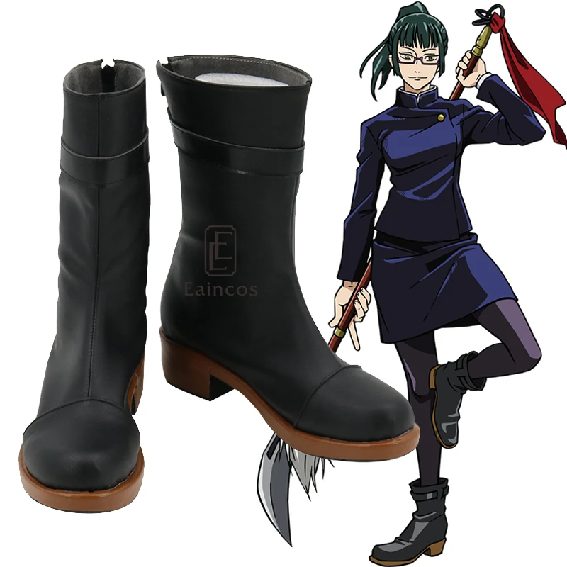 

Аниме юютсу Kaisen Maki Zenin косплей обувь Хэллоуин вечерние НКА черные короткие саги на заказ