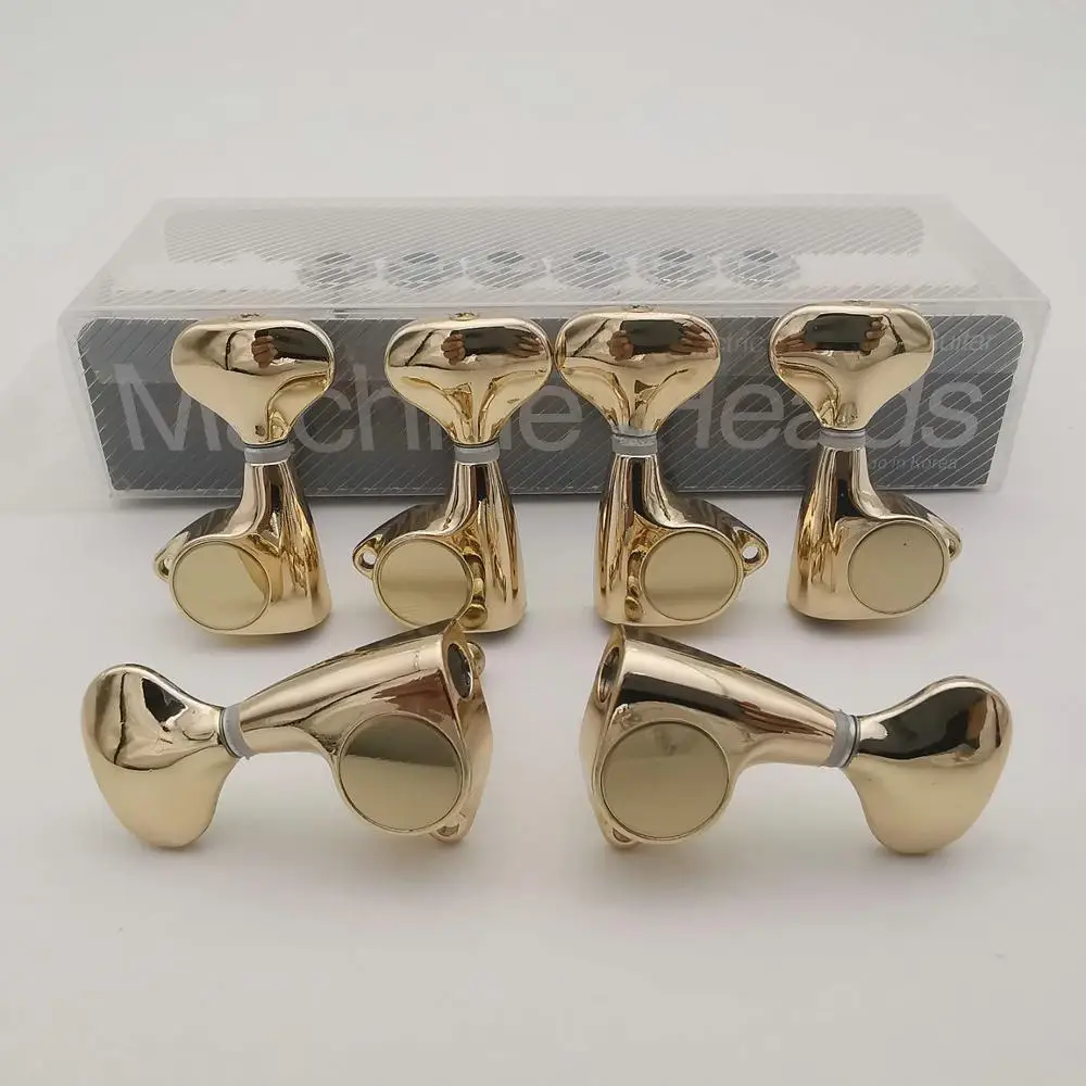 Золотистые электрогитарные тюнеры 3L3R G510 головки 1:18 Колки для гитары|Детали и