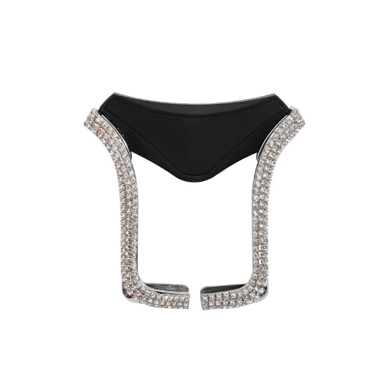 

Crystal Car Phone Holder Women Fashion Rhinestone Cellphone Support Air Vent Mount Clip Universal Mobile Phone Accessories
