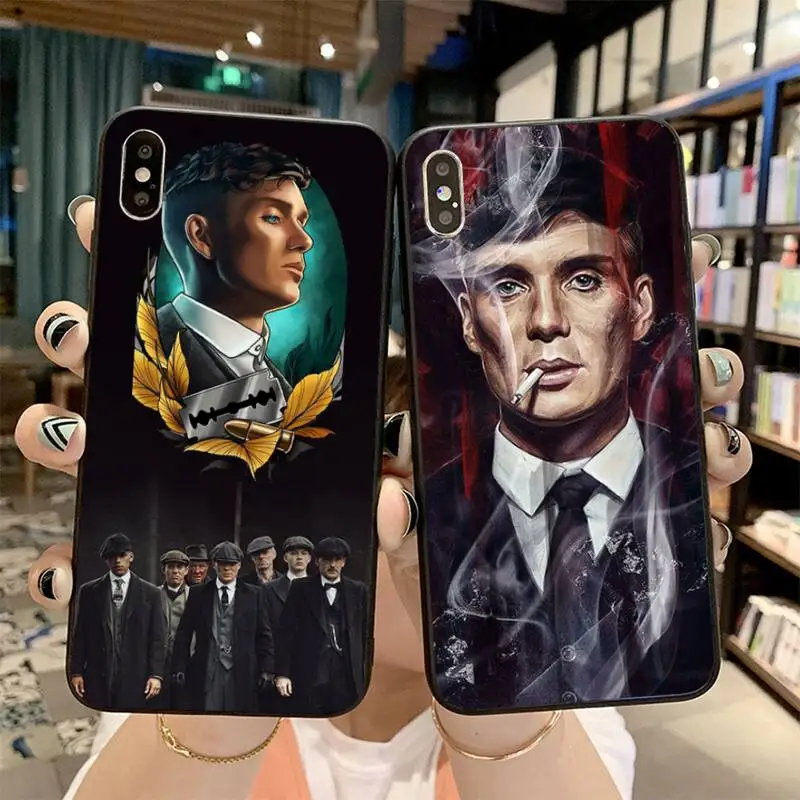 

NBDRUICAI Peaky Blinders Black TPU Soft Phone Case Cover for iPhone 11 pro XS MAX 8 7 6 6S Plus X 5S SE 2020 XR case