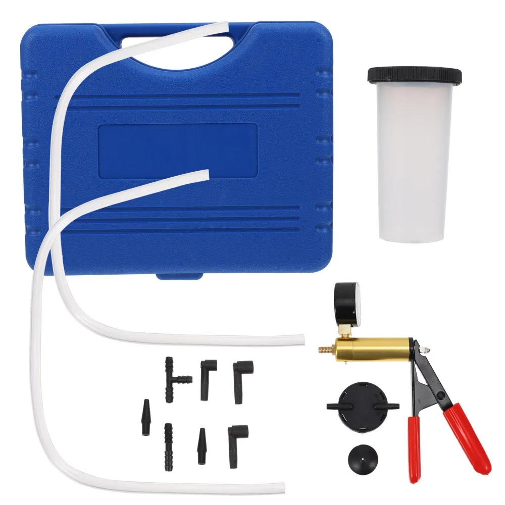 

Hand-held Vacuum Pump Brake Bleeder Kit Vacuum Pump Manual Vacuum Pump (Blue)
