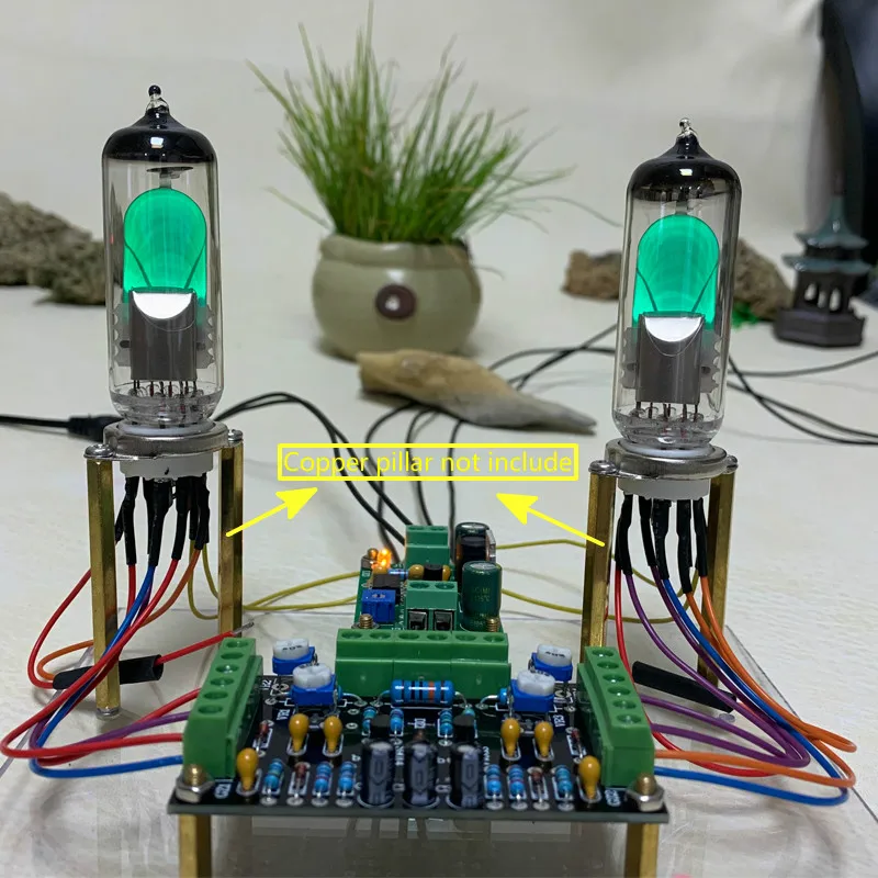 GHXAMP DC12V 6E1 ламповый индикатор уровня наборы плат двухканальный для усилитель