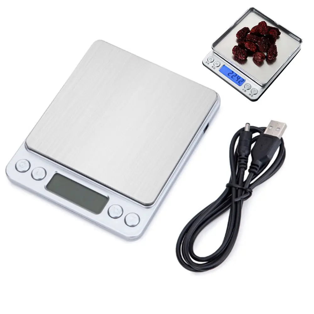 3 кг/0 1 г USB LCD Цифровые Электронные весы пищевые высокоточные ювелирные изделия