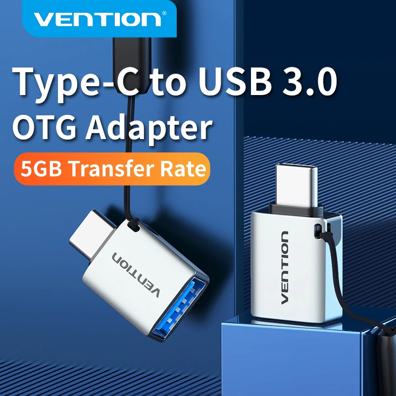 Vention USB C адаптер Type папа к 3 0 Женский OTG конвертер для Macbook pro Air Huawei Mate 30 Samsung S10 S9 -