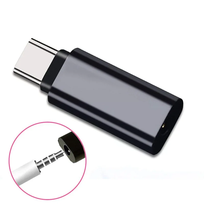 Кабель с разъемами типа C и 3 5 мм адаптер для наушников USB-C 1 Мужской к разъему USB