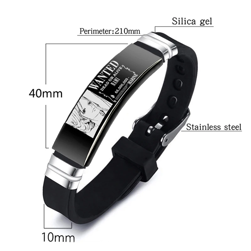 Косплей аниме цельный браслет ювелирные изделия соломенная шляпа Пираты Луффи