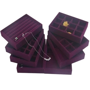 Складной органайзер для ювелирных изделий, многофункциональный держатель для хранения сережек, вельветовый чехол для показа ювелирных изделий, держатель браслета, чехол для ожерелья