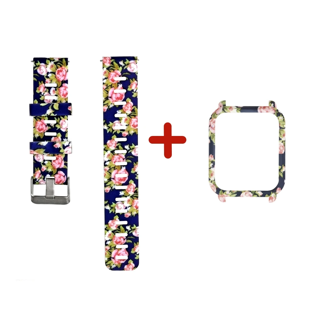 17 Huami Amazfit Bip BIT PACE Lite Youth 20 мм спортивный силиконовый ремешок для Xiaomi Смарт часы сменный ремешок - Цвет: 17