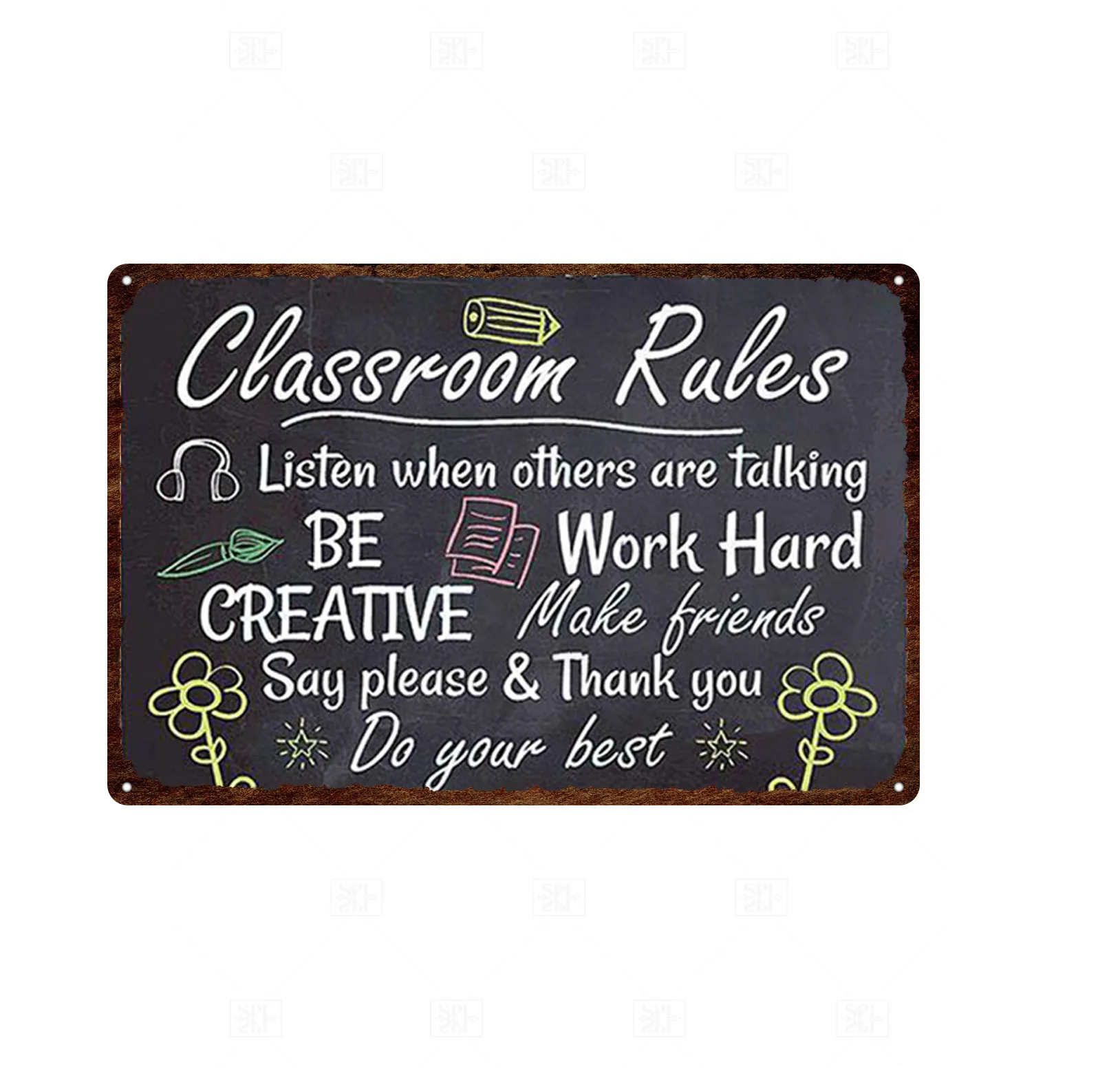 Оловянная табличка для детской игровой площадки с надписью Not Dogs | Дом и сад