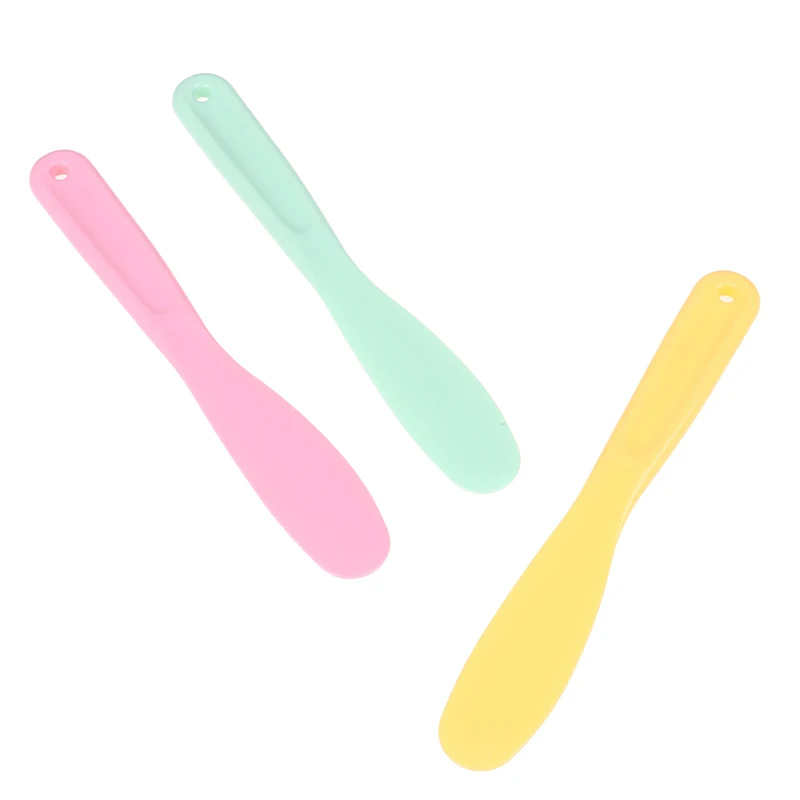 Мини одноразовая Косметическая лопатка пластиковая ложка маска для лица палочка