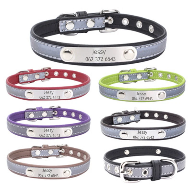 Нейлоновый ошейник для собак персонализированный аксессуар питомцев с