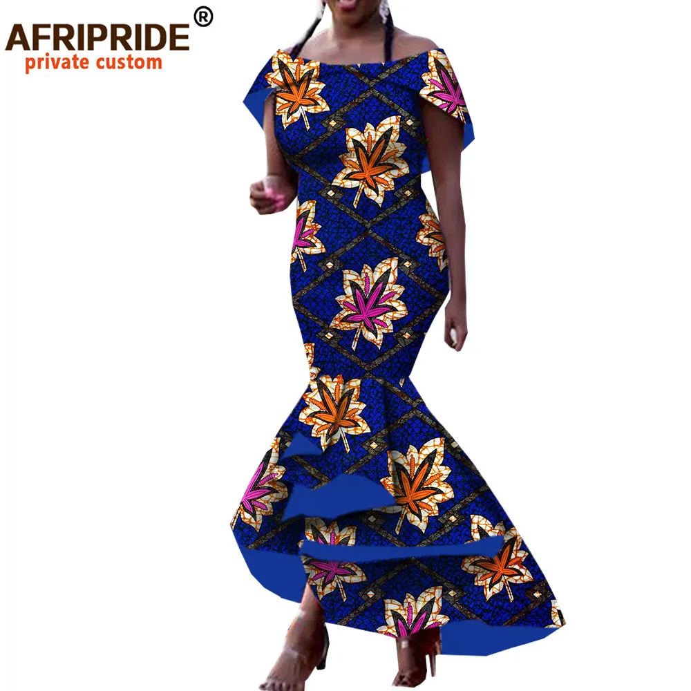 Afripride/осеннее женское платье в африканском стиле индивидуальное с открытыми