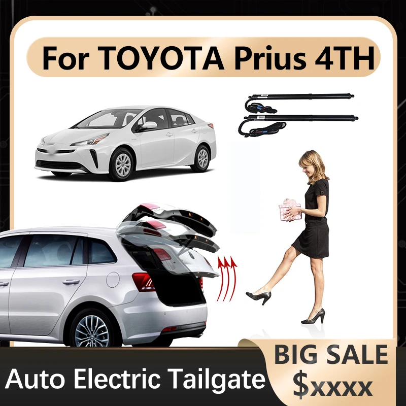 

Электрическая задняя дверь для Toyota Prius 4-го поколения 2017, подъемная дверь с функцией ножного удара