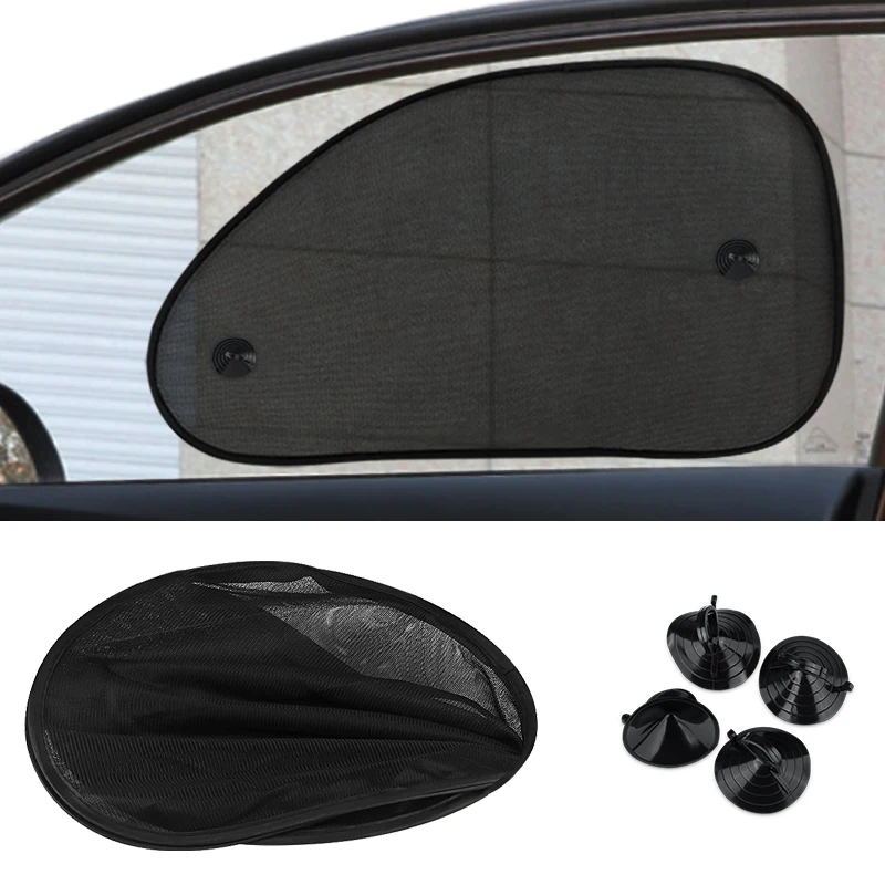 2 шт. Черный Автомобильный солнцезащитный козырек боковое окно чехол для