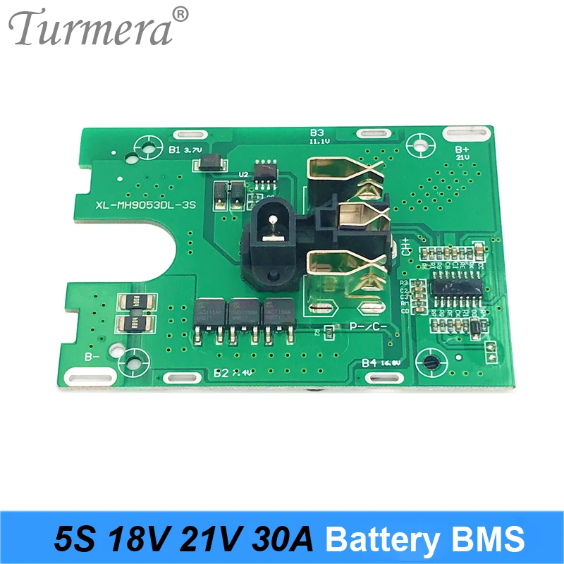 Отвертка для аккумулятора Turmera 5S 18 в 21 30 А литий ионная литиевый аккумулятор BMS 18650