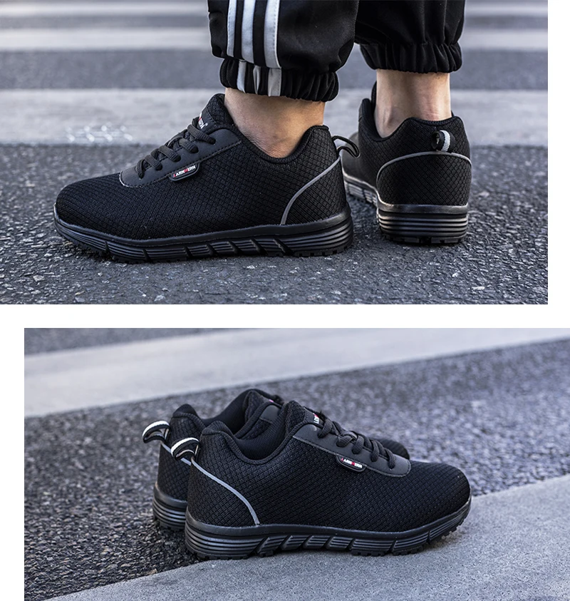 LARNMERN Women's Work Safety Shoes Steel Toe Lightweight Breathable Anti-Smashing Non-Slip Reflective Construction Sneaker