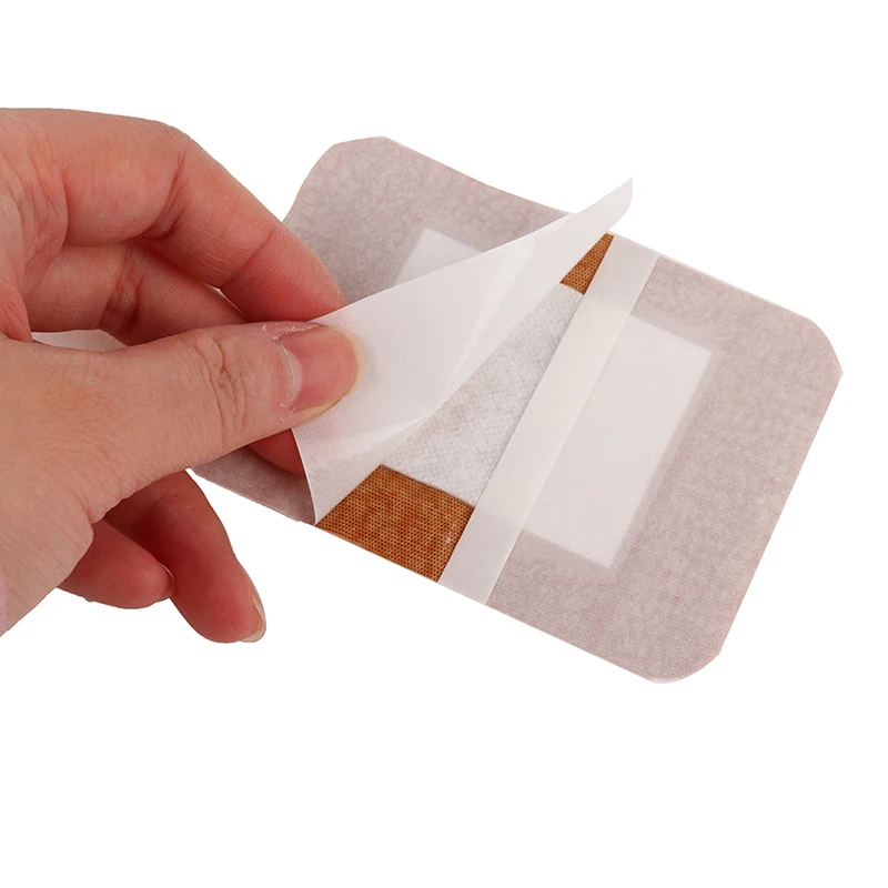 

2Pcs/Box Hypoallergenic PE Non-woven Medical Adhesive Wound Dressing Band Aid Bandage Outdoor Large Wound First Aid Skin Care