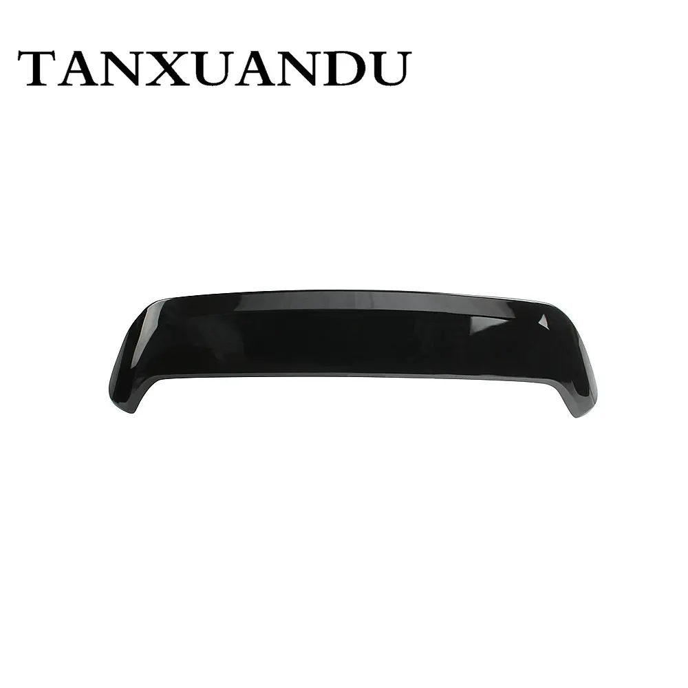 032610 роспись Черный Блеск ABS задний багажник спойлер заднего крыла завод B Стиль