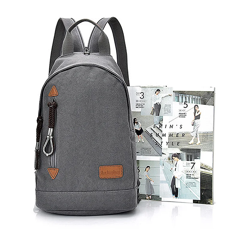 Многофункциональный Холщовый мини рюкзак MANJIANGHONG для мужчин и женщин школьные