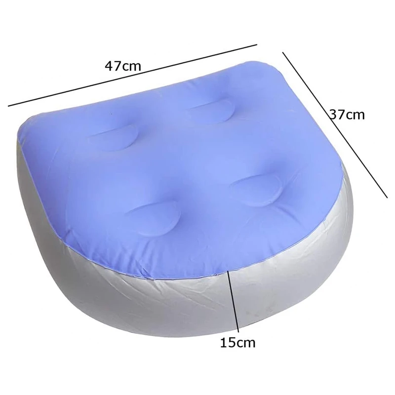 

Spa and Hot Tub Booster Seat Inflatable Bathtub Massage Cushion Relaxing Massage Cushion Spa Supplies