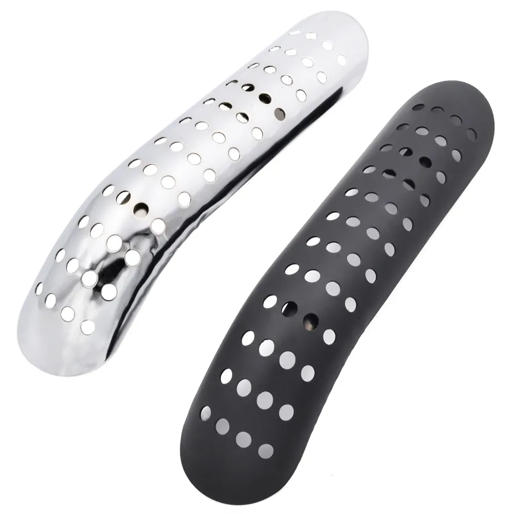 

Motorcycle Heat Shield Curve Exhaust Muffler Pipe Cover Heel Guard for Harley custom chopper cruiser Kawasaki Yamaha