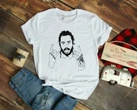 post malone face t shirt tee