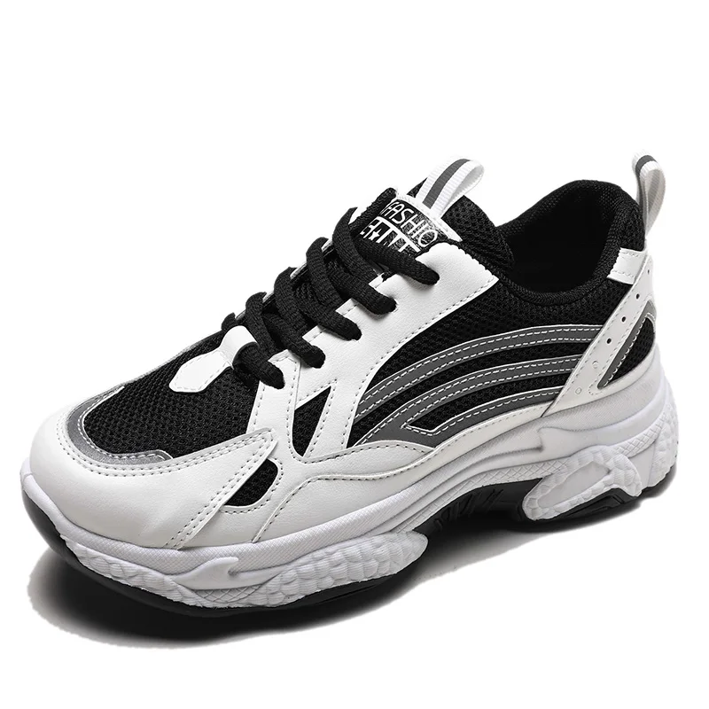 2019 зимние женские повседневные кроссовки на танкетке Женская Вулканизированная