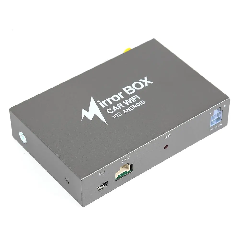 

Wireless WiFi Mirror Link Box for iOS Android Screen Mirroring to Car Dongle Surfing the Internet Watching Movies Twitter