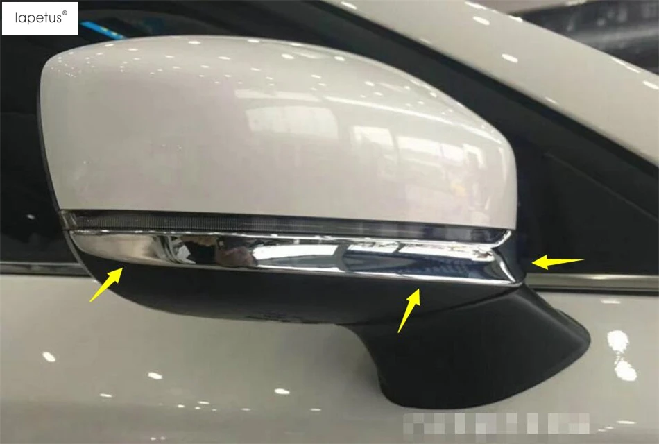 Аксессуары Lapetus подходят для Mazda CX-9 CX9 ABS внешнее зеркало заднего вида полоса формовочная крышка комплект отделка/Хромированный комплект