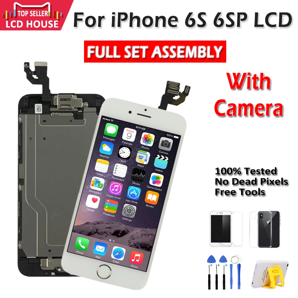 ЖК экран для iPhone 6S Plus 6SP полный комплект сборки сенсорный с цифровым