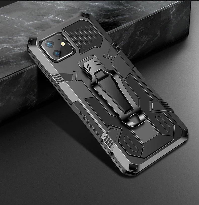 

Shockproof Armor Phone Case For Motorola One G G9 E7 E Power Stylus E6S Play 5G Ace G8 Fusion Hyper Plus 2021 Bracket PC Cover