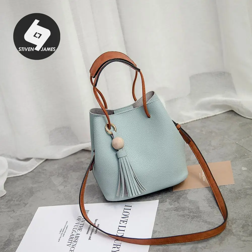 Женская сумка ведро STIVEN JAMES 2020 2 комплекта композитные сумки на плечо миниатюрные