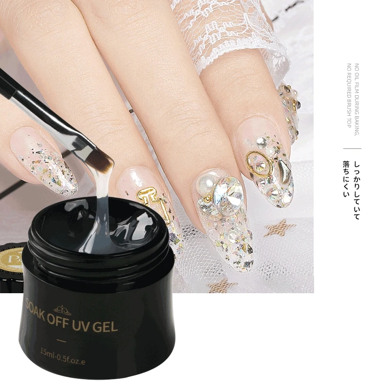 

15 мл, клей большой емкости для нейл-арта, одноразовые липкие клей для алмазов, стойкий съемный клей для дрели, клей для фототерапии ногтей