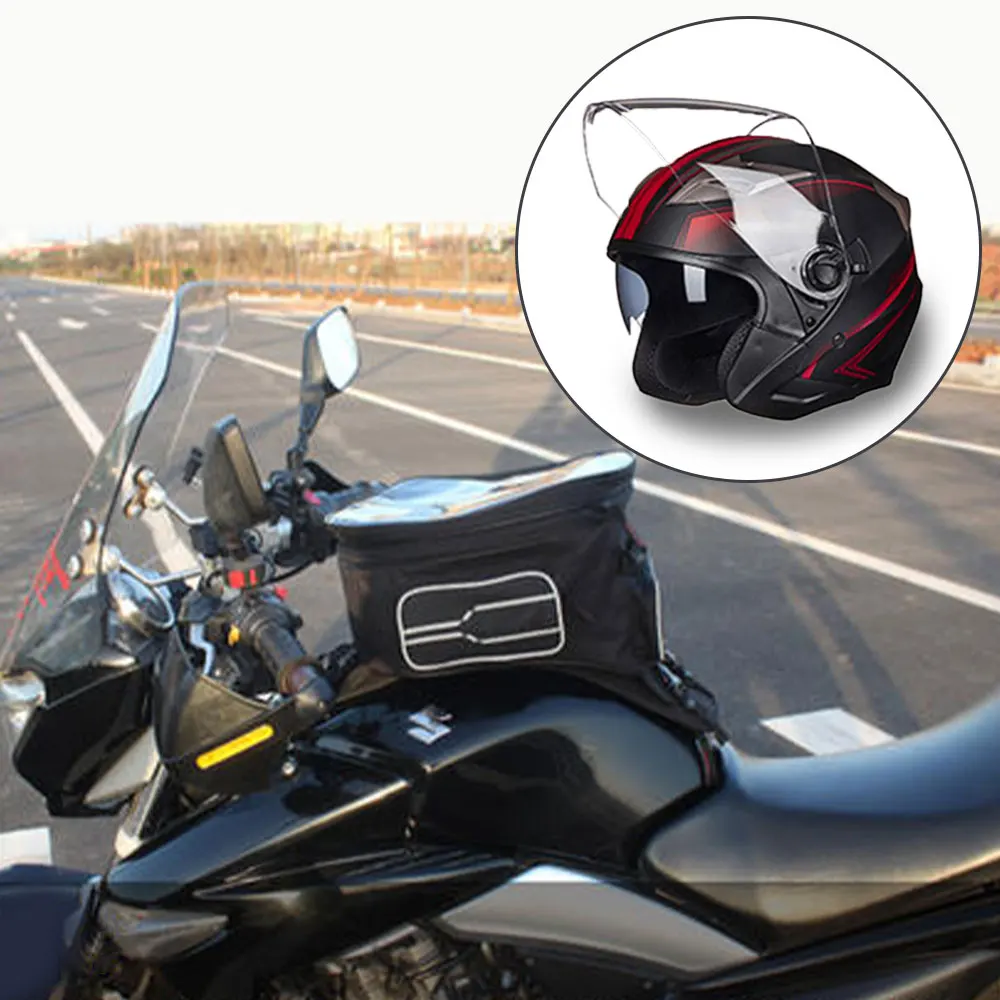 Двухобъективные мотоциклетные гоночные шлемы с полулицевой поверхностью ABS