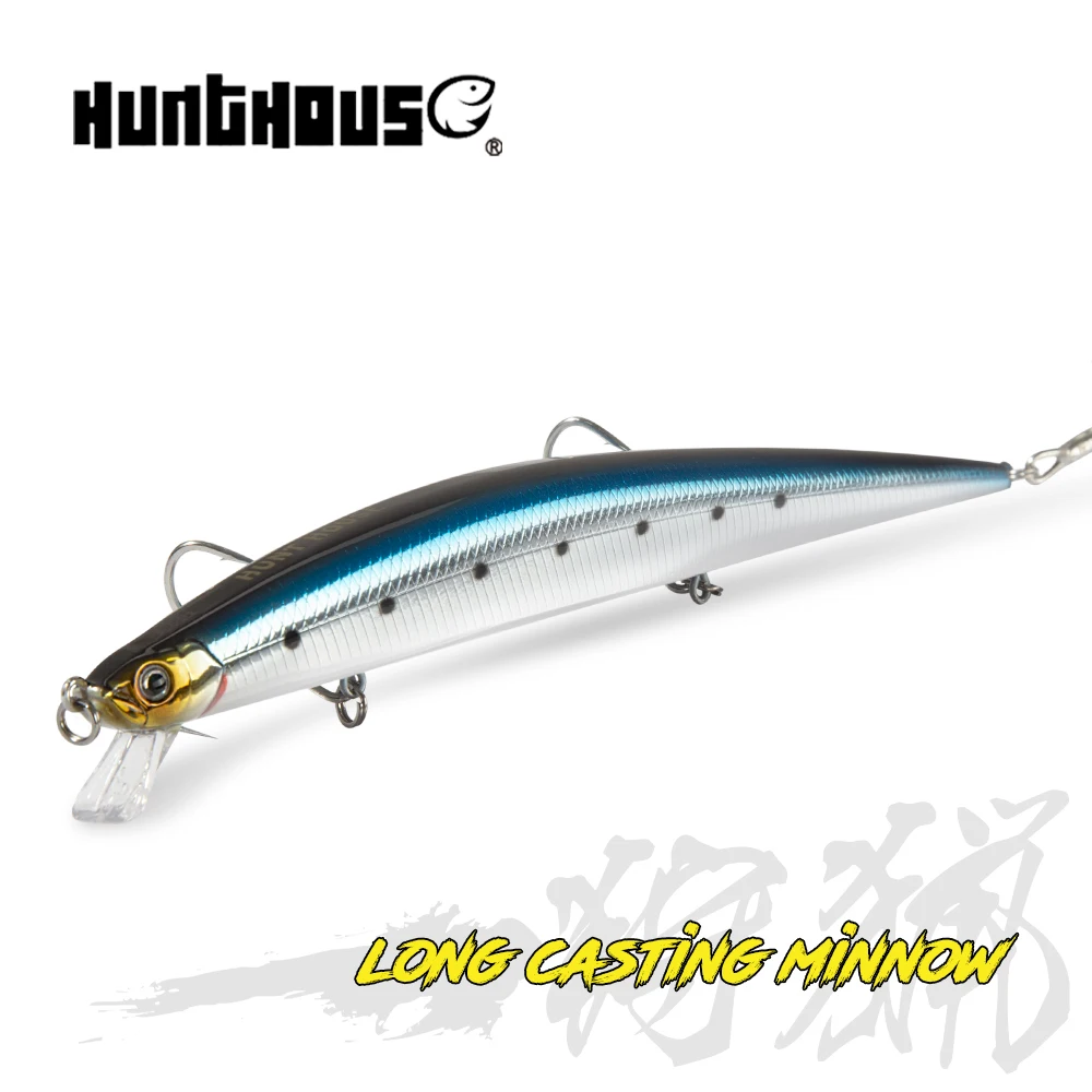 Hunthouse 3 шт./лот лучшие цены Tide Minnow тонкий 175F приманки 175 мм/34 г Длинные литья Jerkbait Pesca