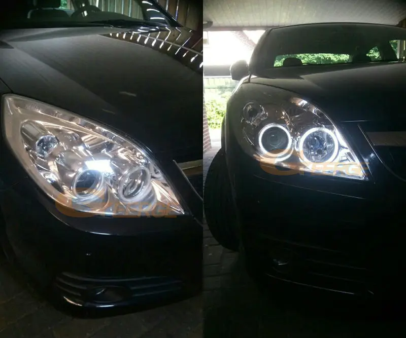 Отличные ультра яркие CCFL ангельские глазки Halo кольца комплект автомобильные