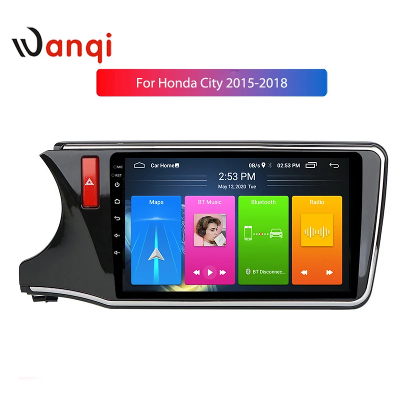 Android10 автомобильный радиоприемник для 2015 2016 2017 2018 Honda CITY левый руль стерео аудио