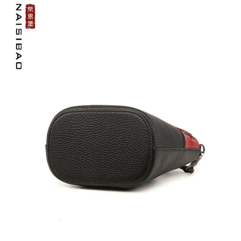 NAISIBAO тиснение из коровьей кожи роскошные сумки женские известного бренда Сумки