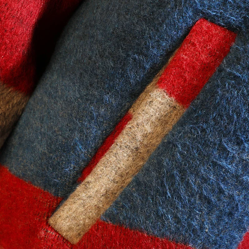 Liketkit осенние мужские клетчатые куртки 2019 корейские винтажные шерстяные пальто