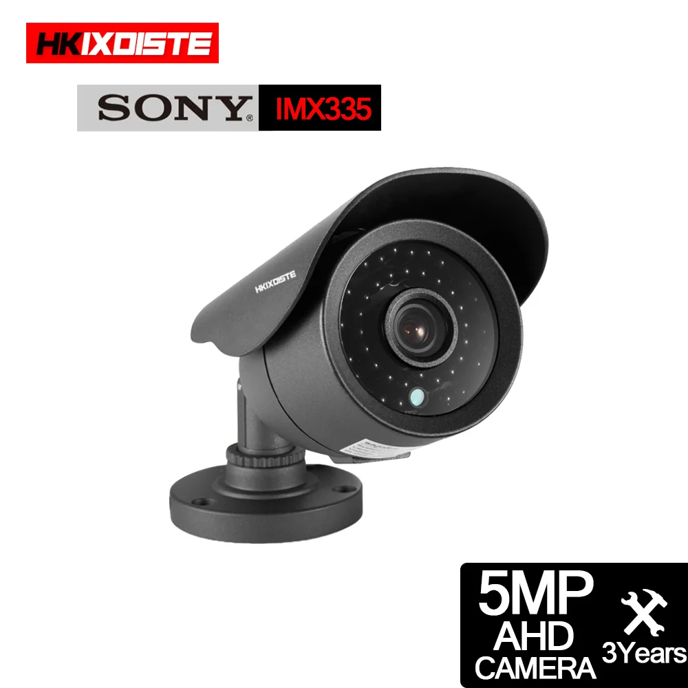 H.265 камера наблюдения SONYIMX335 5MP аналоговая камера высокого разрешения 2592*1944 металлическая камера для комнаты/улицы день/ночное видение камера безопасности