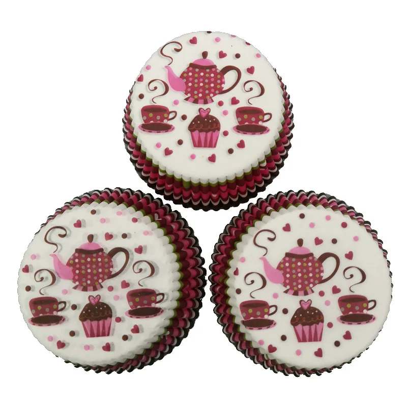 LINVIERLOVE бумажная чашка для кексов 100 шт. Формы лайнер коробка выпечки чехол